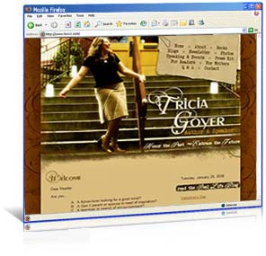 Web Site Redesign for Author Tricia Goyer